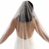 Topqueen Pearls Bridal Veils met kam Wedding Veil 1 Tier 3 meter Luxe LG Wedding Veil Bridal Hair Accessies Wedding V180 Z1MV#