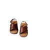 Garçons sandals fashion kids chaussures filles croix pu cuir métaux boucle de sable décontractée sable d'été