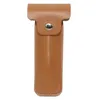 Razor Caso Travel Razor Titular Caso para Manual Double Edge Safety Razor Razor PU Cover de couro para homens de barbear acessórios