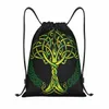 Viking Knoopwerk Levensboom Trekkoord Rugzak Gym Sport Sackpack String Bag Voor Het Sporten Q50P#