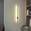Duvar lambaları LED lamba çubuğu 40cm döndürülebilir uzun aplik yüzey montajı iç oturma odası yatak odası kanepe arka plan için yumuşak ışık