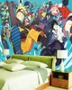 Papel de parede 3D personalizado Naruto Po Papel de parede japonês Anime Wall Mural meninos TV TV Background Decoração moderna da sala Sasuke Wall2036456