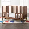 Cunas de bebé cama para bebés Bed de madera sólida Cuna de balanceo para cuna de cuna de bebé recién nacido L416