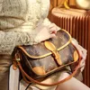 럭셔리 디자이너 가방 M45985 레이디스 크로스 바디 숄더 가방 다이앤 가방 궁극의 고품질 핸드백 캔버스 스트랩 메신저 지갑 여성 진짜 가죽 토트