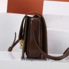 Kadınlar İçin Yüksek Son Tasarımcı Çantalar Celli Yeni Çanta Cowhide Bir Omuz Kutusu Crossbody Çanta Küçük Kare Fasulye Tofu Çanta Orijinal 1: 1 Gerçek Logo ve Kutu