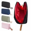 2023 Nouveau sac de maquillage Sac de cosmétique de couleur unie simple pour femmes Sac de toilette de poche de maquillage imperméable Case Hot Droship U439 #