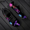Casual Shoes FORUDESIGNS Galaxy Printed Women Fashion Spring Mesh Sneakers Ladies Brand Nursing Gifts For Woman Footwear