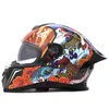 Motorcycle Helmets SUBO Wholesale DOT Full Face Helmet Dual Visors Sun Shield Street Bike Snowmobile Touring ABS