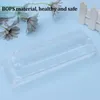 Geschenkverpackung 50pcs Schweizer Rollen Blasenverpackung Box Cupcake Boxen Transparant Clear Cake Fruit Dessert Sushi Brot