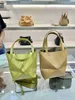 女性用の高品質の高品質のLoeweelryデザイナーバッグ秋/冬のパズルフォールド幾何折り畳みトートバッグオリジナルの1to1ブランドロゴ