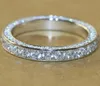 Choucong Brand New Vintage Fine Jewelry Circle Ring Full White Topaz CZ Diamond Eternity Party Women Wedding Bridal Ring 1371703