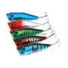 Lures de pêche Topwater Floating Popper Popper Lure Hooks Bait Bass Crankbait Drop Livrot Dhcxh