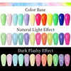 7ml Effetto lucido glitter gel glitter gel scintillante immergere semi permanente per un chicco di manicure gel per unghie UV