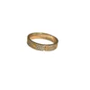 Card ring Kajia Narrow Edition Full Sky Star Ring CNC Full Diamond Three Rows Diamond Ring 18k Rose Gold Couple Ring