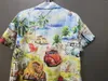 Camicie casual da uomo camicia hawaiana a maniche corte di grandi dimensioni 3D Character Character Style Cuban Summer Vacation Fashion