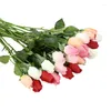 Decoratieve bloemen 1/3PC kunstmatige rozen doek nep pioenpoets tak bruiloft bruids boeket pography rekwisieten huistafel middelpunt decoratie