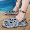 2023 Beach Sandals Men Fashion Fishing Eva Summer Garden Clogs Sandal Outdoor Sports Slippers Zapatos Hombre Storlek 45 240415