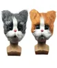 Schattig kattenmasker Halloween nieuwigheidskostuum feest vol hoofdmasker 3D realistische dierenkattenhoofdmasker cosplay props 2207251967829