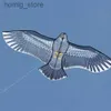 Недавно прибывший на открытом воздухе 59 -дюймовый Eagle Kite с ручками и линиями, подходящими для детей или взрослых, чтобы летать Y240416
