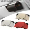 Solglasögon Case Car Glasses Case Auto Sun Visor Glasögon Holder Solglasögon Klippkort Biljetthållare Universal Multifunction Glasses Accessories Y240416