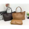 Nouveau sac à main Cabat Woven Leather 2024 Sacs classiques Bottgas Totes double face TOTE TOTE FEMME TOSE ONE épaule Venetas Grand sac de commerce de capacité de sac FSST