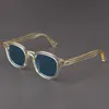 ALF9 Johnny Depp Lunettes de soleil Polaris Men Lemtosh Sun Grasses Femme Luxury Marque Vintage Cadre d'acétate Goggles 240417