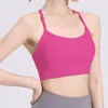 الجمال على شكل Y Lu Align Sports Yoga Back Fiess Running Cycling عالي الجودة للسيدات الخزان Top Bra Lemon Gym