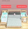 Baby Cribs yq Jenmw سرير خشب صلب أفضل مبيعًا تصميمًا خشبيًا من الصنوبر الصلبة تصميم سرير طفل/سرير أرجوحة الأطفال/سرير الطفل المرفق البالغ L416