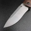 BM Hunt North Fork 15031 Fold Knife S30V Blade Stabiliserat trähandtag med klipp självförsvar utomhus taktiska jaktknivar