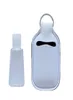 Sublimatie lege sleutelhanger handdesinfecteurhouder voor 1 oz fles Diy Aangepaste hanger omvatten fles A119469067