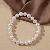 Brin de bracelets de perles d'eau douce réels naturels pour femmes mélangées blanc coloré 8-9 mm Big Potato Baroque en gros