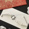 Designer Bracelets Women Bangle Designers Jewelry Big Small Pearl Silver Chain Brand Double Letter Wristband Cuff Chain Lovers Gift Fashion Classic Accessory