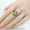 Luxurys Designer Ring for Women 4/4 Leaf Clover Charm Ring Designer Silver Gold Fashion Jewelry Womenギフト調整可能多くのアプリケーションに適しています