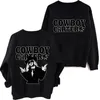 Herrtröjor beyonce cowboy carter sweatshirt man kvinna harajuku rund hals långärmad överdimensionerad hoodie fans gåva