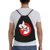 Bolsas de compras Ghost Buster Bolsa Bolsa Mulheres Mulheres Ginástica Dobrável Esportes de Sackpack Sobrenatural Movies Mochilas