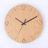 Relojes de pared de 12 pulgadas Silent Nordic Style Hollow Out Wood Wall Rechan