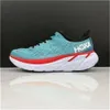 Hokah Clifton 8 Running Shoe Hokahs schoenen Dames Bondi 8 Clifton 9 Triple White Summer Song Blue Coral Peach Real Teal Lunar Rock Trainer