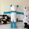 2024 Hot Sales Blue Panda Mascot Costume Suit Halloween Party Game Dress Outfit Halloween Vuxen Nyheter