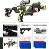 Gun Toys Nieuw M4 Electric Burst Soft Bullet Gun Suit voor Nerf Bullets Toy Rifle Gun Dart Blaster Childrens Best Gift Toy Gun 240416