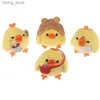 Plush Keychains 1Pc Stuffed Chicken Toy Keychain Doll Plush Gift Key Chain Wedding Bouquet Flower Gift Y240415