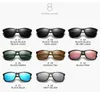Lunettes de soleil ZXWLYXGX Vintage Aluminium Polarise Sunglasses Men Classic Brand Sun Verpes de revêtement Lens de revêtement pour les hommes / femmes 240416