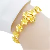 Vietnam Gold Ploated Ladys Plum Blossom Bracelet Messing Bloemarmband Set Zegene Bruiloft sieraden