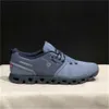 Chaussures suisses nuage 5 0n x 5 chaussures de course tous blancs Lumos noirs de gel noir cobalt eclipse curcuma acai purple jaune gel frost cobalt hommes femmes tr