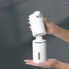 Dispermato di sapone liquido a induzione automatica Bubble in schiuma lavatrice a mano di ricarica Importo regolabile elettrico intelligente