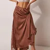 Юбки Y2K Vintage Women's Midi Midi Юбка с низкой талией.