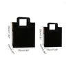 Förvaringspåsar svart transparent mjuk PVC -presentförpackning med handslingan klar plast 50 kg
