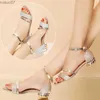 Sandalen neue Modesfrau Sommer Gold Open Toe Sandal Dress Schuhe Damen High Heels Sandalen Plattform Keile Heeled Pumps Ladies Shoel2404