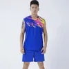Män volleybolluniform kläder sätter sommaren säljer snabb torr man 2 bit badninton tennis ping pong jersey träning kostym 240416