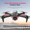 Drones Drone Hd Aerial Photography Remote Controlled Aircraft Four Way Obstacle Avoidance Four Axis Folding Aircraft Toy 240416