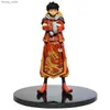 Action Toy Figures Anime One Piece Figur Zoro Luffy PVC Statue Action Figur Monkey D Luffy Chinese Style Model Toy for Kids Christmas Gift Y240415